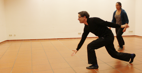 Kegeln; Foto vom Improvisationstheaterworkshop